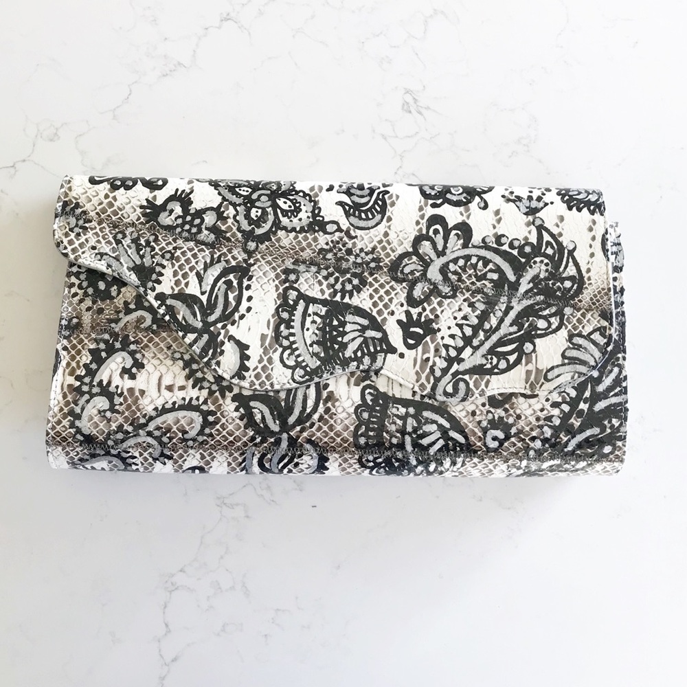 Carlos Falchi Python Chain Clutch - image 1